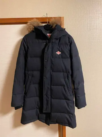 단톤 빔즈 별주 다운 자켓 후드 부착 네이비 사이즈 36