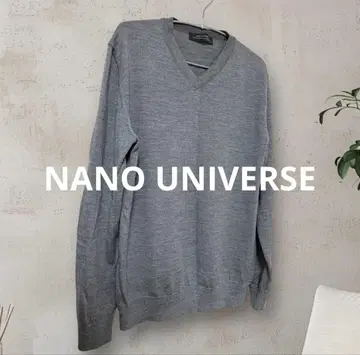 [새상품급] NANO UNIVERSE 그레이 니트 스웨터 L 사이즈