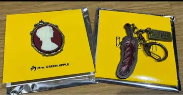 미세스 그린애플 바벨탑 카메오 핀즈 깃털 오오모리 모토키 2개 세트