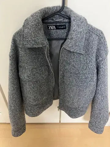 ZARA 그레이 집업 자켓 M