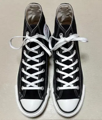 컨버스 일본제 올스타 J 블랙 HI 24.5cm