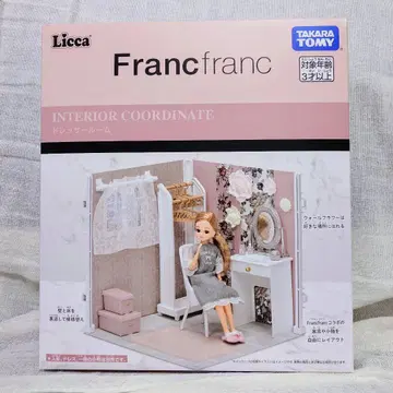 리카짱 Francfranc 콜라보 드레스룸 드레스 덤 포함