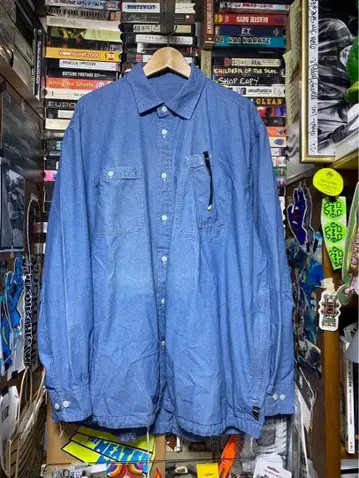 새상품급 BROCHURE ALWAYTH 샴브레이 셔츠 SSZ AH