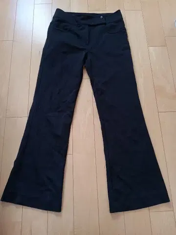 블랙 플레어 팬츠 L 사이즈