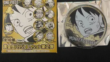 ONE PIECE 황금 캔뱃지 컬렉션 루피