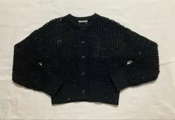 어반 리서치 스팽글 가디건