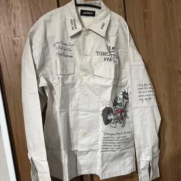 아비렉스 AVIREX 프린트 워크 셔츠