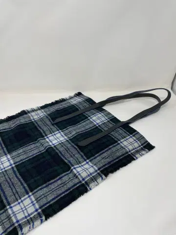 AYAKO 체크 무늬 토트백
