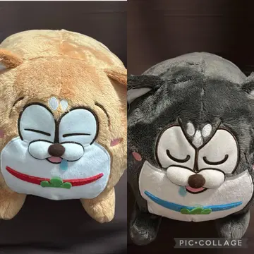 마츠이누 BIG 봉제 인형 2세트 시바견 오소마츠 허스키 카라마츠
