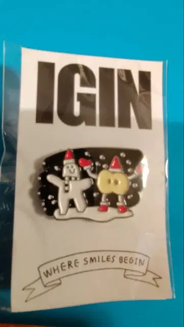 BTS JIN IGIN 팝업 핀 배지