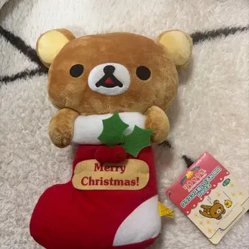 리락쿠마 크리스마스 부츠 봉제 인형 2006년 레어 택 포함