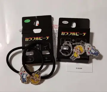 컬러풀 피치 탓츤 씨 도누쿠 씨 참 & 헤어 액세서리