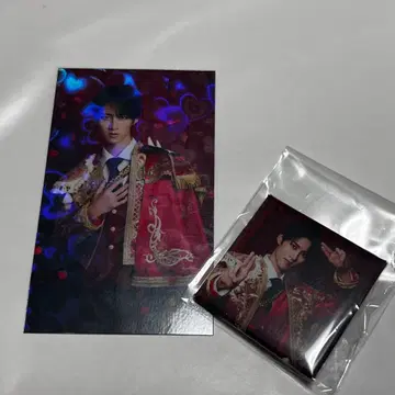 M!LK 팝업 이벤트 홀로그램 트레이딩 카드 소노 슌타 스퀘어 캔뱃지