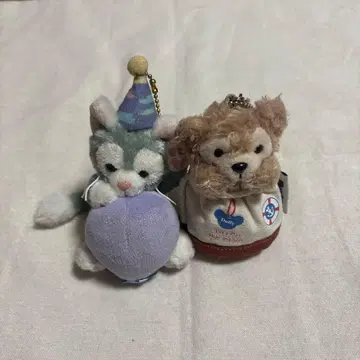 [새상품급] 젤라토니 & 더피 봉제 인형 스트랩