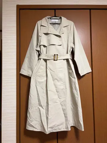 [ M nort ] 베이지 트렌치코트 더블 브레스트