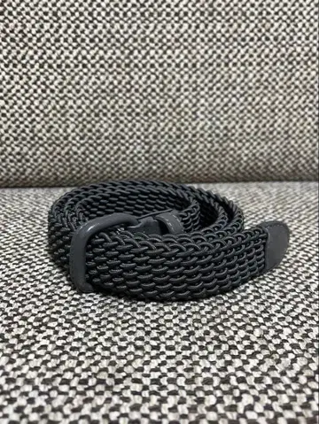 L'AIGLON 엘라스틱 메쉬 벨트 80/32 다크 그레이