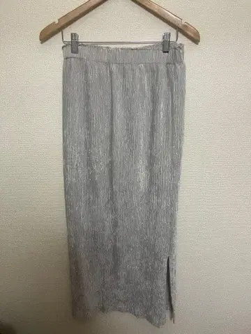 벨로아 플리츠 타이트 스커트 워셔블