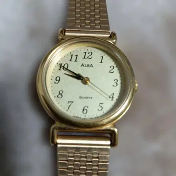 ALBA 쿼츠 손목시계 방수 일본제 작동품