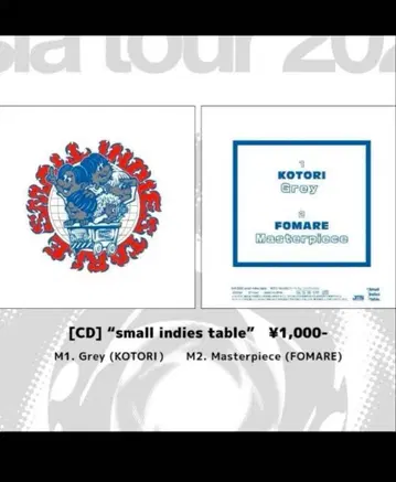 CD small indies table