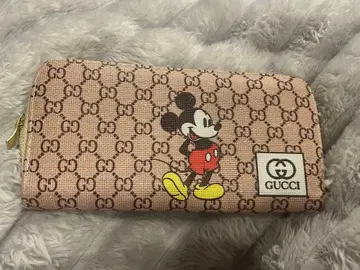 미키마우스 장지갑 베이지