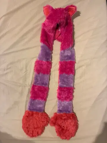 디즈니 리조트 체셔 고양이 머플러 팬캡