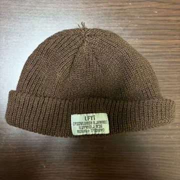 Lafayette 브라운 니트 모자