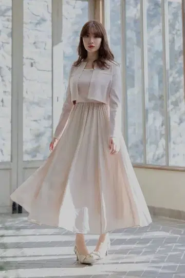 Bicolor Knit Dress Set herlipto