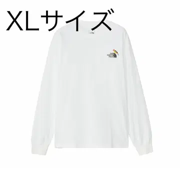 THE NORTH FACE 화이트 XL 사이즈 긴팔 티셔츠 NT32440