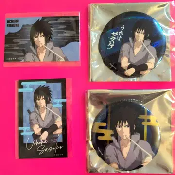 나루토 NARUTO 사스케 캔뱃지 카드