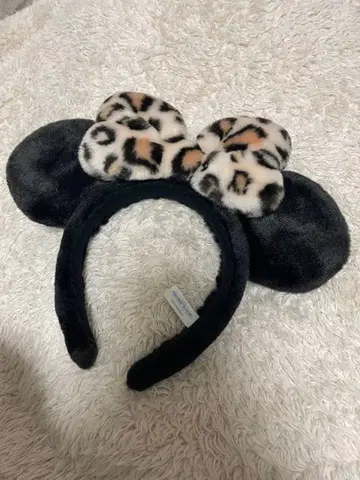 미니 레오파드 무늬 머리띠