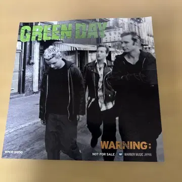 GREEN DAY WARNING 스티커