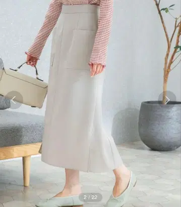 새상품급 URBAN RESEARCH ROSSO 롱 스커트 36S