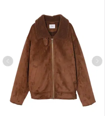 MURUA 페이크 무스탕 봄버 자켓