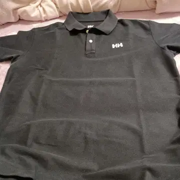 Helly Hansen 블랙 피케 셔츠 L