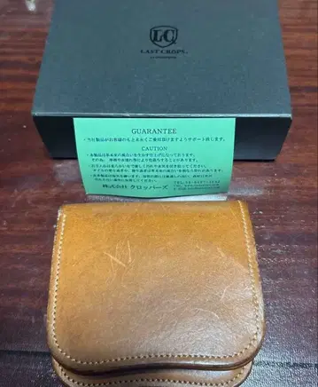 LAST CROPS 이단 접이식 지갑 내추럴 스팬커 1