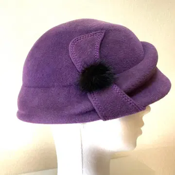 la. P club 펠트 햇 모자 보라색 퍼플 토크햇
