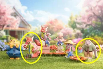 주토피아 Flower World 피규어