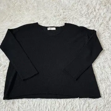 evameva 에붐에바 코튼 나일론 니트 스웨터