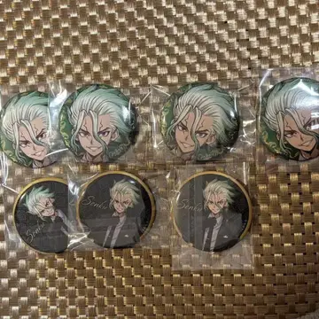 Dr.STONE 센쿠 블랙 수트 THE캐릭터 점프페스 캔뱃지