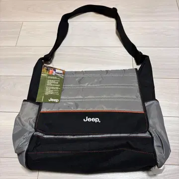 [ 미사용품 ] Jeep 숄더백 블랙 그레이 중형