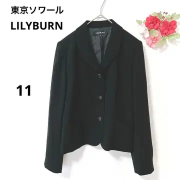 도쿄 소와르 릴리번 테일러드 자켓 포마스 블랙 11