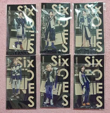 SixTONES 아크스타Fest 아크릴 스탠드 6개 세트