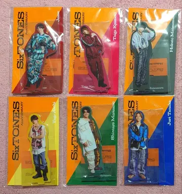 SixTONES AnniVERSARY 아크릴 스탠드 6개 세트