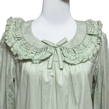 핑크하우스 면 로운 티어드 원피스