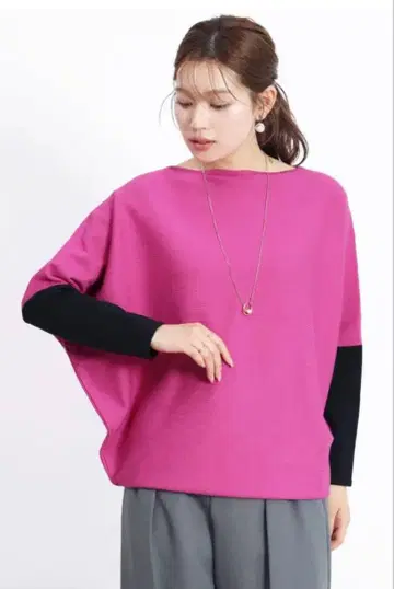 [ FENNEL ] 바이컬러 돌먼 니트