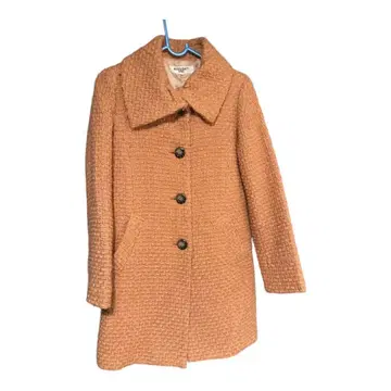 NATURAL BEAUTY BASIC 울 트위드 코트 오렌지 S