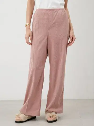 HA-1450 미러 오웬 코듀로이 센터 프레스 와이드 이지 팬츠