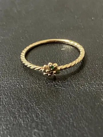 츠모리치사토 반지 7호 에메랄드 K10