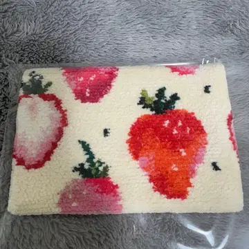 (미사용 택 포함) FEILER 러브러리 티슈 파우치 스트로베리 도트