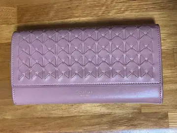 더스티 핑크 장지갑 뜨개질 디자인